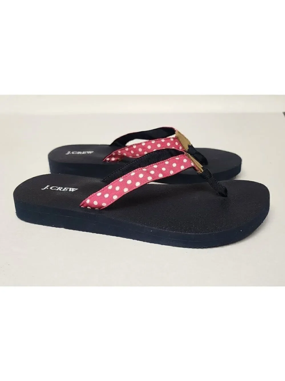 J.Crew Polka-Dots Flip-Flop Thong Sandal Shoes Size US 5